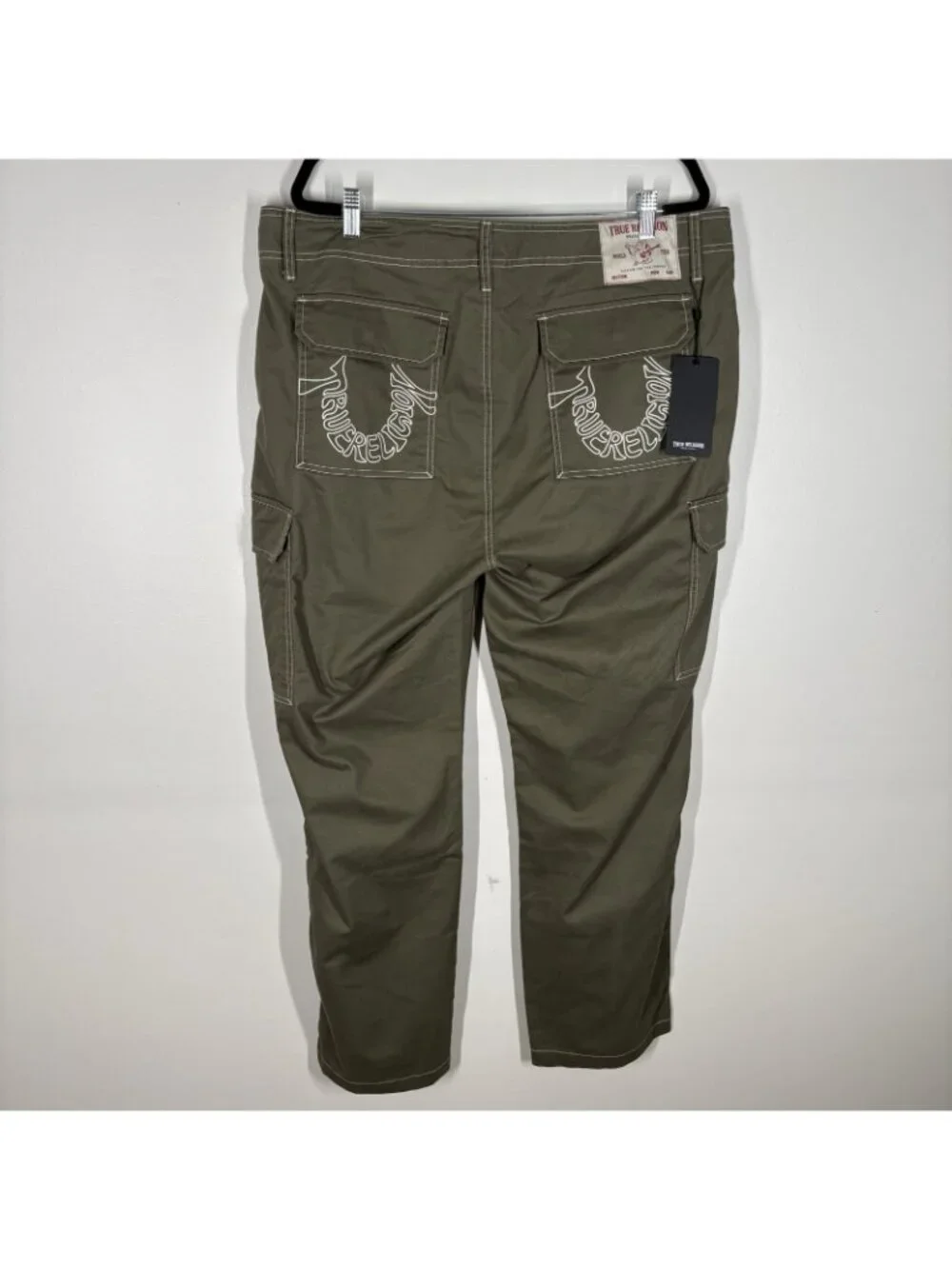 True Religion Men Size 38 Casual Baggy Kalamata Cargo SN Pant HS Outline NWT
